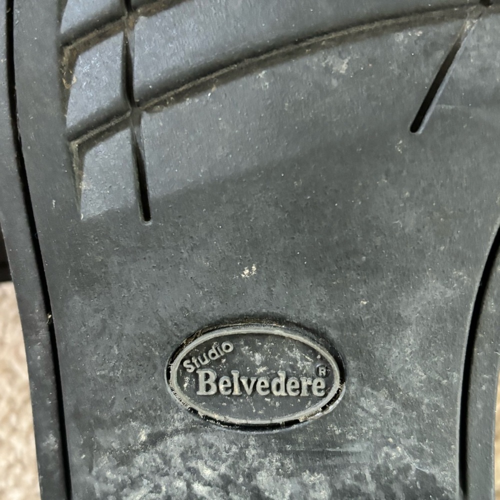Belvedere Duke Black Cap Toe Oxford Shoes Men’s 11.5 D​ - Picture 11 of 11